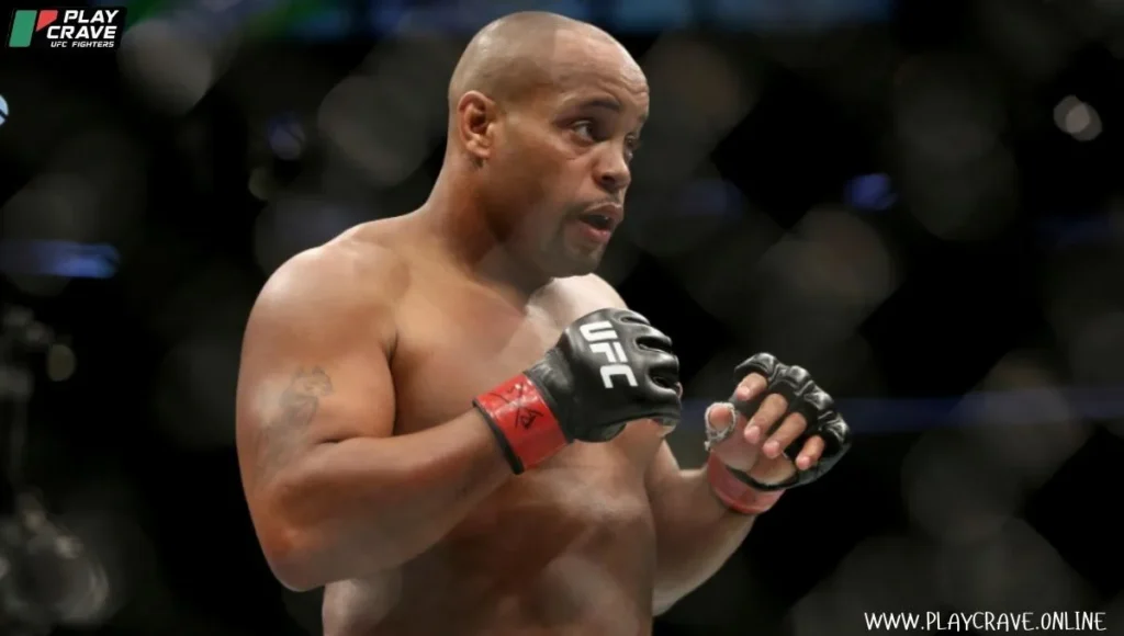 An MMA heavyweight fighter inside the UFC cage